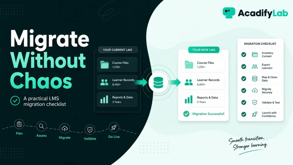 LMS Migration Checklist — How to Move Courses and Learners Without Chaos